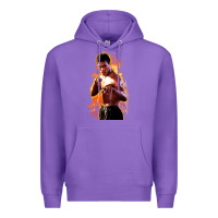 Purple bruce leroy Premium Hoodie - artisFamous