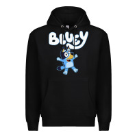 Black blue cats Premium Hoodie - artisFamous