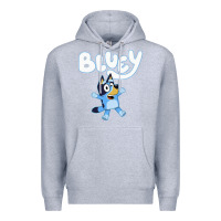 Heather Grey blue cats Premium Hoodie - artisFamous