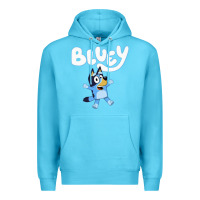 Ocean Blue blue cats Premium Hoodie - artisFamous