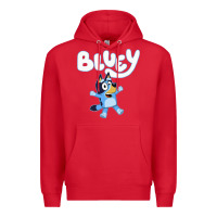 Red blue cats Premium Hoodie - artisFamous