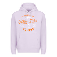 Lilac crater lake oregon national park vintage retro Premium Hoodie - artisFamous