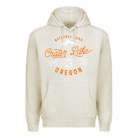 Oatmeal Heather crater lake oregon national park vintage retro Premium Hoodie - artisFamous