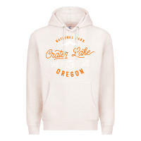 Pale Pink crater lake oregon national park vintage retro Premium Hoodie - artisFamous