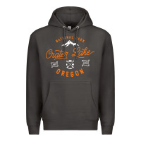 Smoke crater lake oregon national park vintage retro Premium Hoodie - artisFamous