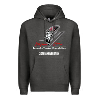 Charcoal Heather tunnel to towers foundation Premium Hoodie - artisFamous