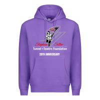 Purple tunnel to towers foundation Premium Hoodie - artisFamous