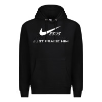 Black jesus just praise him jesus surfed christian Premium Hoodie - artisFamous