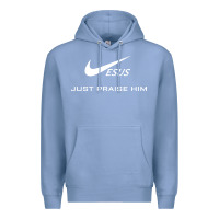 Colony Blue jesus just praise him jesus surfed christian Premium Hoodie - artisFamous
