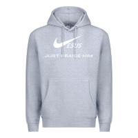 Heather Grey jesus just praise him jesus surfed christian Premium Hoodie - artisFamous