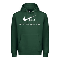 Sports Green jesus just praise him jesus surfed christian Premium Hoodie - artisFamous