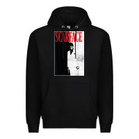 Black scarface distressed movie photo Premium Hoodie - artisFamous