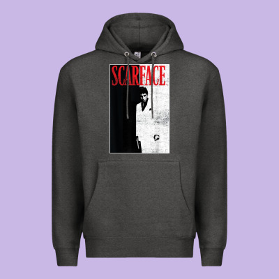 Scarface Distressed Movie Photo Premium Hoodie Designed By Artisfamous