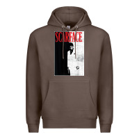Coffee scarface distressed movie photo Premium Hoodie - artisFamous