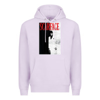 Lilac scarface distressed movie photo Premium Hoodie - artisFamous