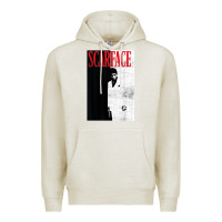 Oatmeal Heather scarface distressed movie photo Premium Hoodie - artisFamous