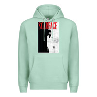Seafoam scarface distressed movie photo Premium Hoodie - artisFamous