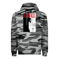 Slate Camo scarface distressed movie photo Premium Hoodie - artisFamous