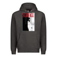 Smoke scarface distressed movie photo Premium Hoodie - artisFamous