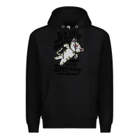 Black soft kitty warm kitty Premium Hoodie - artisFamous