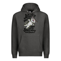 Charcoal Heather soft kitty warm kitty Premium Hoodie - artisFamous