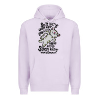 Lilac soft kitty warm kitty Premium Hoodie - artisFamous