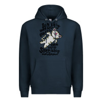 Navy soft kitty warm kitty Premium Hoodie - artisFamous