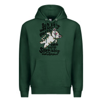 Sports Green soft kitty warm kitty Premium Hoodie - artisFamous