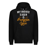 Black my favorite season is pumpkin spice Premium Hoodie - artisFamous
