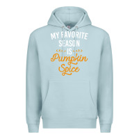 Blue Mist my favorite season is pumpkin spice Premium Hoodie - artisFamous