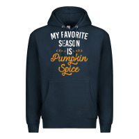 Navy my favorite season is pumpkin spice Premium Hoodie - artisFamous
