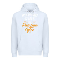 White my favorite season is pumpkin spice Premium Hoodie - artisFamous