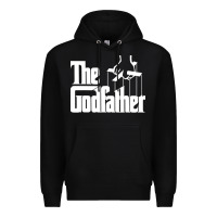 Black the godfather original white title Premium Hoodie - artisFamous