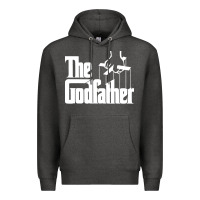 Charcoal Heather the godfather original white title Premium Hoodie - artisFamous
