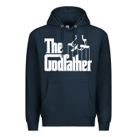 Navy the godfather original white title Premium Hoodie - artisFamous