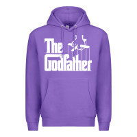 Purple the godfather original white title Premium Hoodie - artisFamous