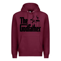 Burgundy the godfather original white title Premium Hoodie - artisFamous