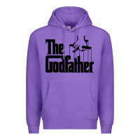 Purple the godfather original white title Premium Hoodie - artisFamous