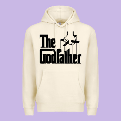 The Godfather Original White Title Premium Hoodie Designed By Artisfamous