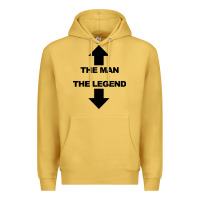 Antique Gold the man the legend funny adult humor Premium Hoodie - artisFamous