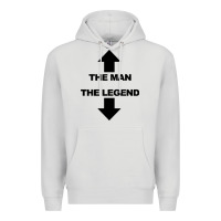 Dove Grey the man the legend funny adult humor Premium Hoodie - artisFamous