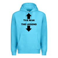 Ocean Blue the man the legend funny adult humor Premium Hoodie - artisFamous