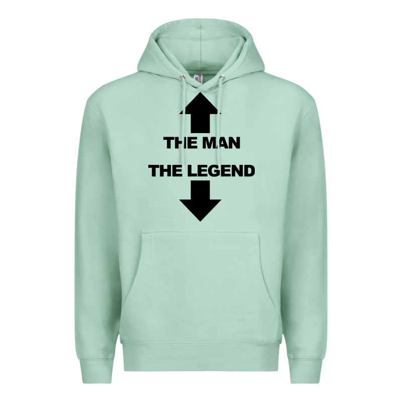 The Man The Legend Funny Adult Humor Premium Hoodie by artisFamous | Teevron