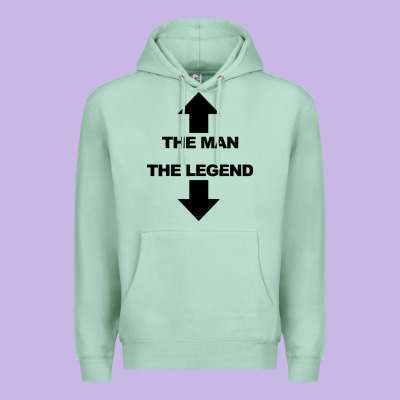 The Man The Legend Funny Adult Humor Premium Hoodie Designed By Artisfamous