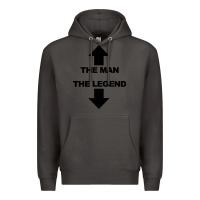 Smoke the man the legend funny adult humor Premium Hoodie - artisFamous