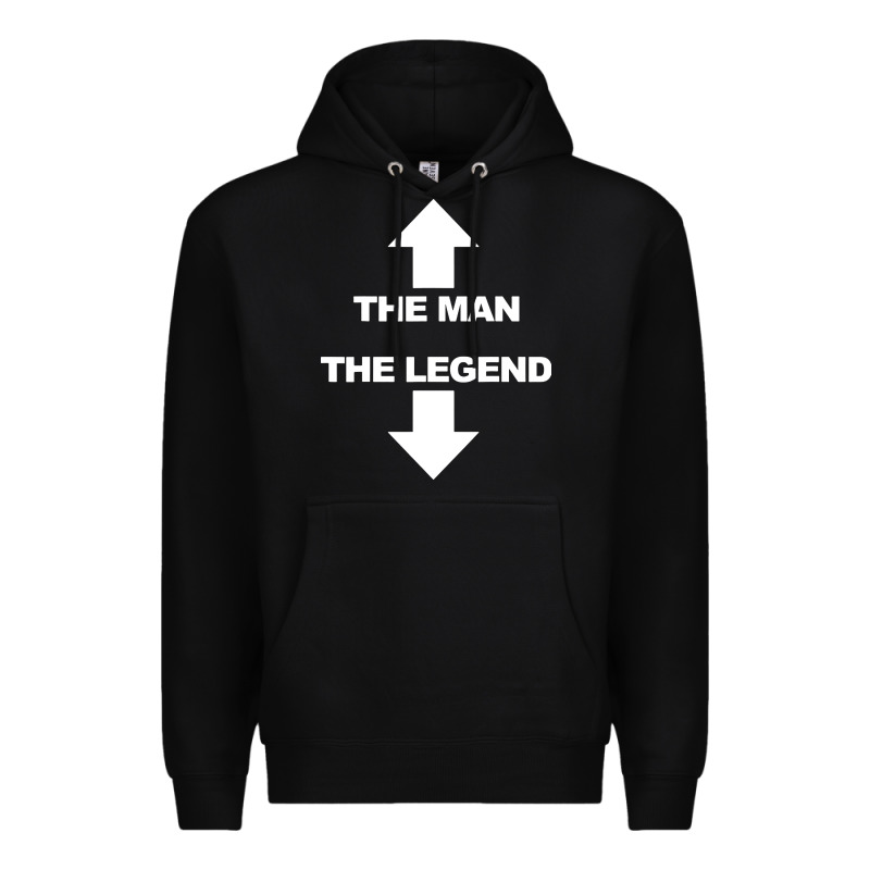 The Man The Legend Funny Adult Humor Premium Hoodie by artisFamous | Teevron