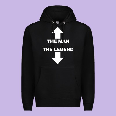 The Man The Legend Funny Adult Humor Premium Hoodie Designed By Artisfamous