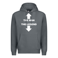 Rock the man the legend funny adult humor Premium Hoodie - artisFamous