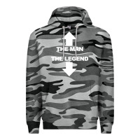 Slate Camo the man the legend funny adult humor Premium Hoodie - artisFamous