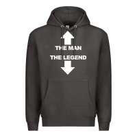 Smoke the man the legend funny adult humor Premium Hoodie - artisFamous